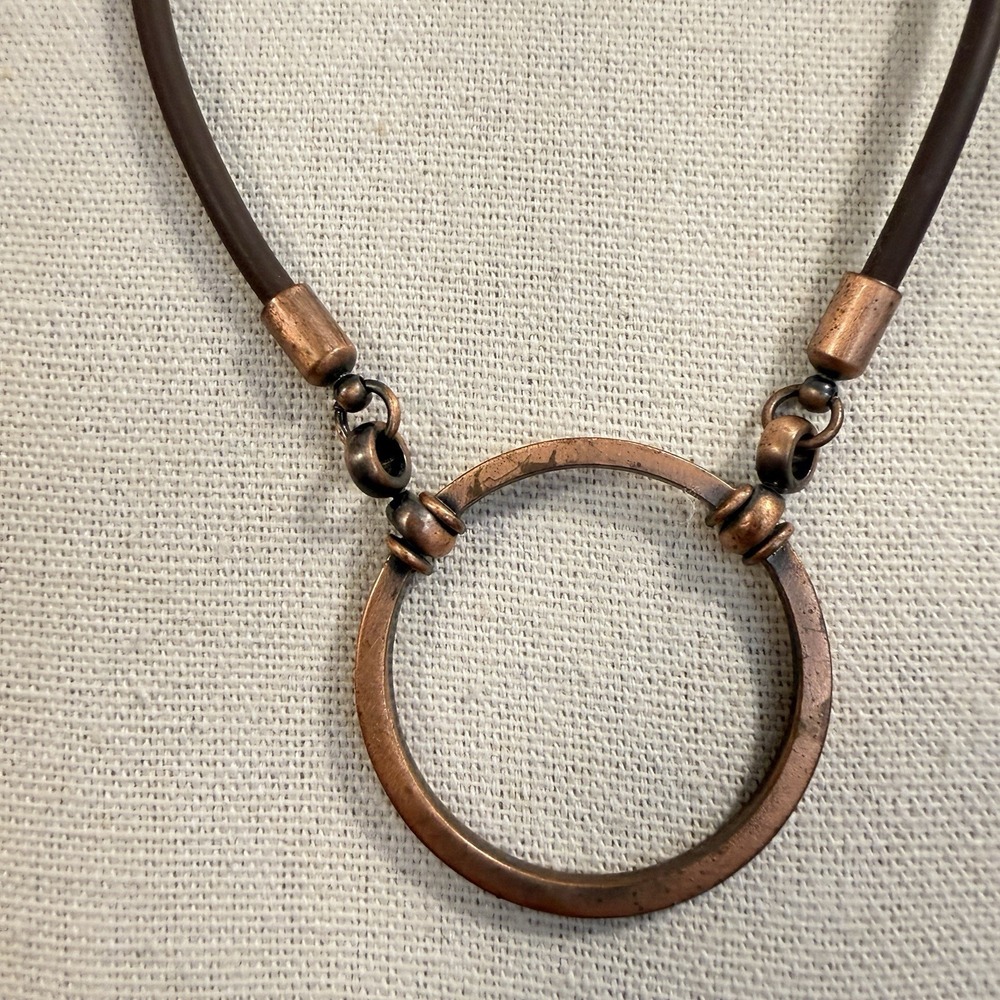 LA LOOP Eyeglass Sportloop Durable Stretchy Brown Copper Necklace Holder